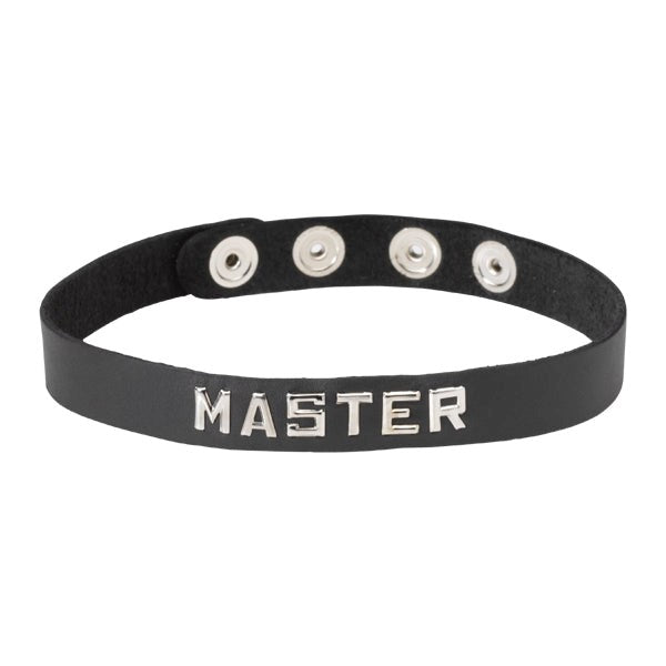 Wordband Collar MASTER - - Fancy Dress Ups