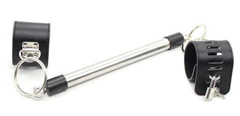 Wrist Spreader Bar With BDSM Cuffs by BDStyle - Spreaders and Hangers