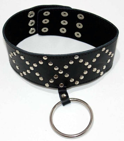 Wyred Slave Studded Posture Collar by BDStyle - Collars and Leads