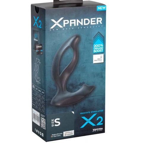Xpander X2 Deep Black Prostate Massager Silicone - Prostate Toys