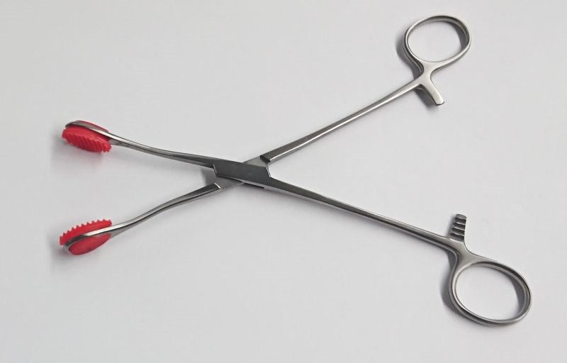 Young Tongue forceps with Straight Handle 20cm - - Dental and Clinical