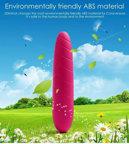 Coral Silicone G-Spot Vibrator by Zemalia - G-Spot Vibrators