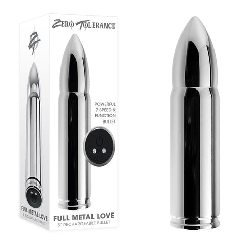 Zero Tolerance Full Metal Love USB Rechargeable Bullet - Bullet Vibrators