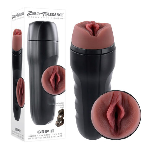Grip It Lifelike Male Pleasure Stroker by Evolved - Masturbators and Strokers