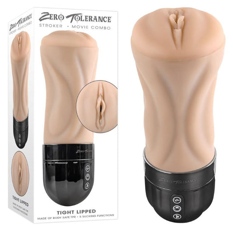 Tight Lipped Rechargeable Male Stroker by Evolved - Masturbators and Strokers