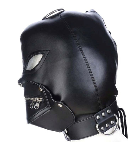 Zipper Mouth Bondage Experience by BDStyle - Bondage Hoods