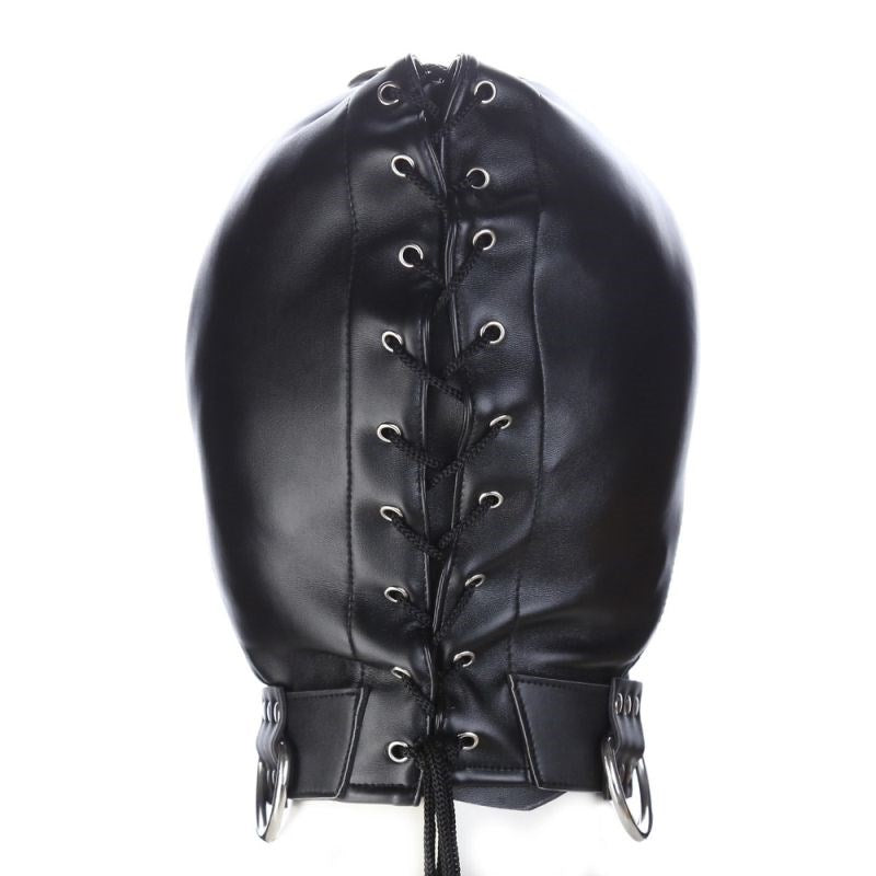 Zipper Mouth Bondage Hood - - Bondage Hoods