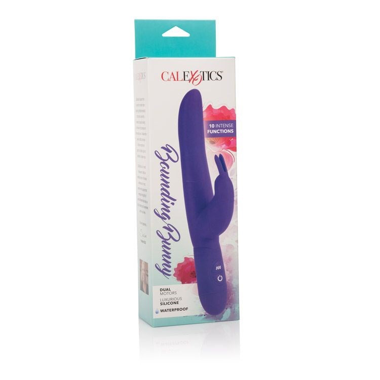 10 Function Silicone Bounding Bunny Rabbit Vibrator - - Rabbit Vibrators