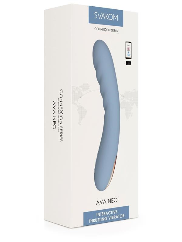 Ava Neo App Compatible Thrusting Vibrator - - G-Spot Vibrators