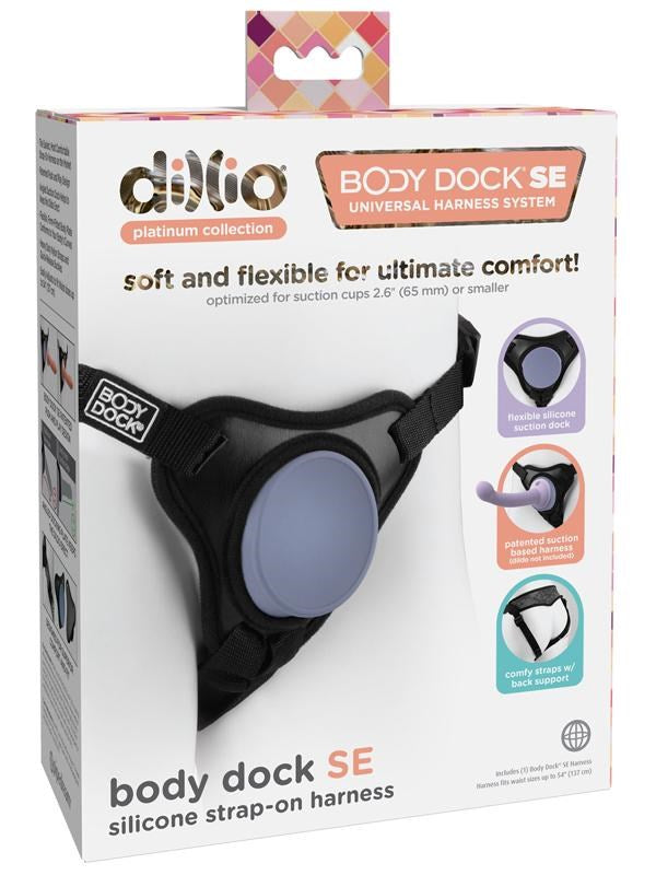 Dillio Platinum Body Dock Strap-On Harness - - Strap On Sextoys