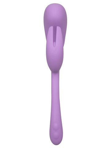 Elle Liquid Silicone Dual Flicker Vibrator by CalExotics - Rabbit Vibrators