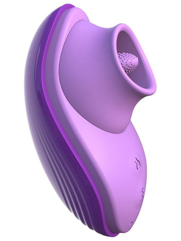 Fantasy For Her Silicone Fun Tongue Clitoral Vibrator - Clit Ticklers and Pulsators
