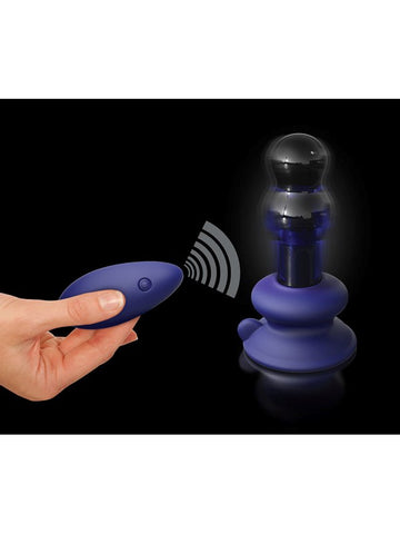 Icicles No 83 with Rechargeable Vibrator and Remote - Butt Plugs