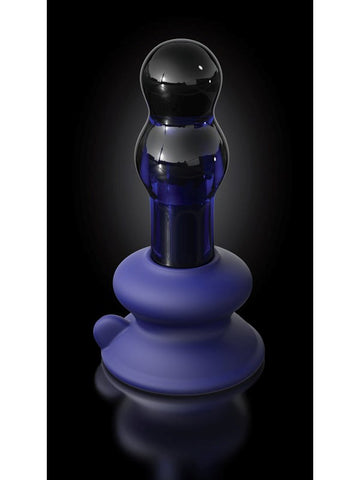 Icicles No 83 with Rechargeable Vibrator and Remote - Butt Plugs