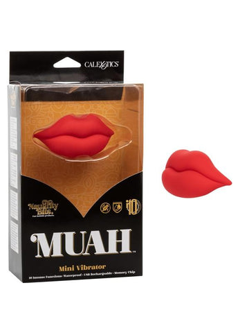 Naughty Bits MUAH Mini Silicone Vibrator by CalExotics - Mini & Slim Vibrators
