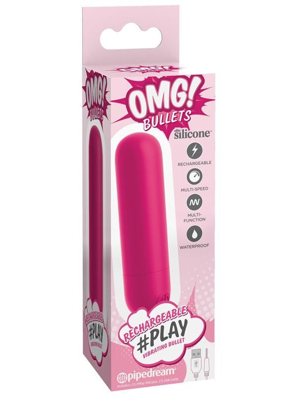 OMG Bullets Play Rechargeable Vibrating Bullet Massager - - Bullet Vibrators