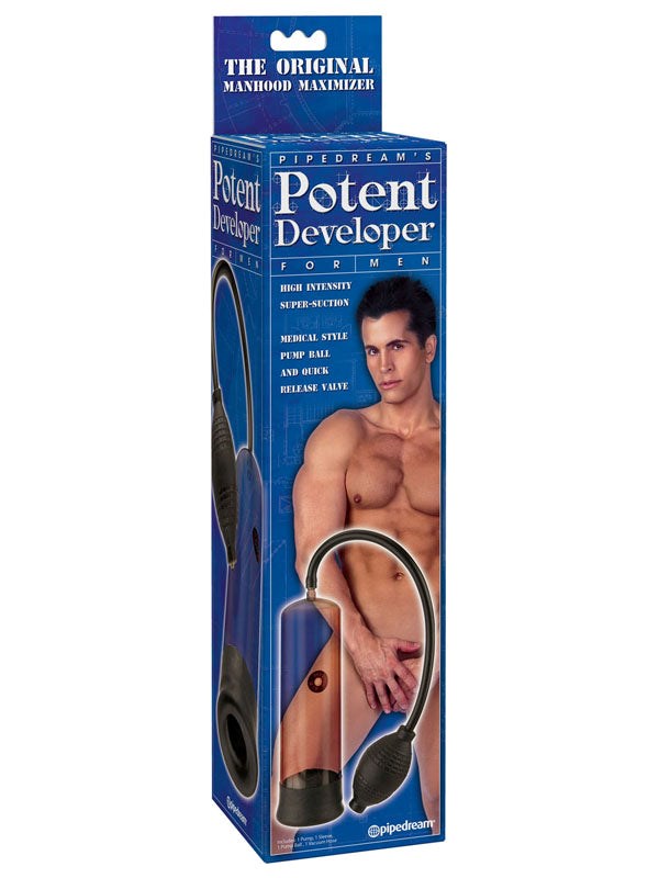 Pipedream Potent Developer Penis Pump - - Penis Pumps And Stretchers