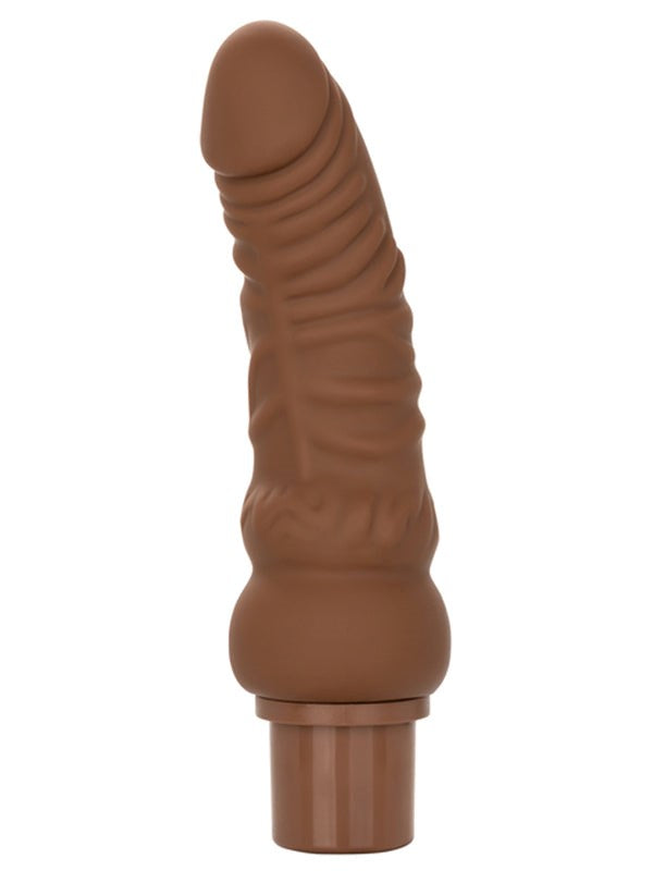 Rechargeable Power Stud Curvy Vibrating Dildo - - Vibrating Dildos