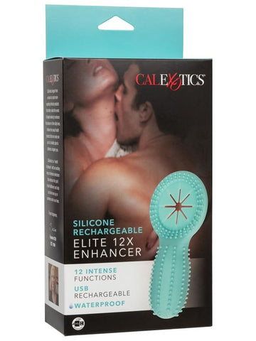 Silicone Rechargeable Elite 12X Enhancer - Vibrating Cock Rings