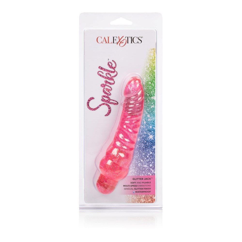 Sparkle Glitter Jack Vibrating Dildo - - Vibrating Dildos