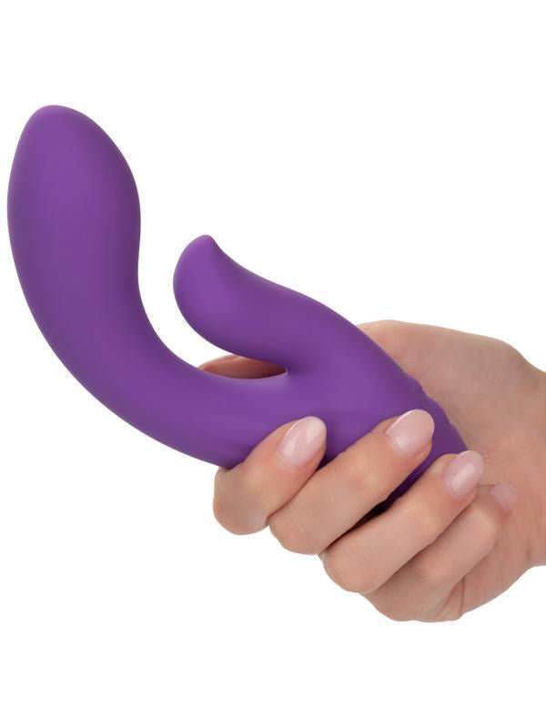 Stella Liquid Silicone Dual Pleaser Rechargeable Rabbit Massager - - Rabbit Vibrators