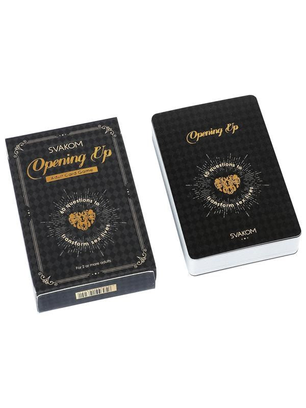 Svakom Opening Up Adult Card Game - - Sex Games, Coupons and Tricks