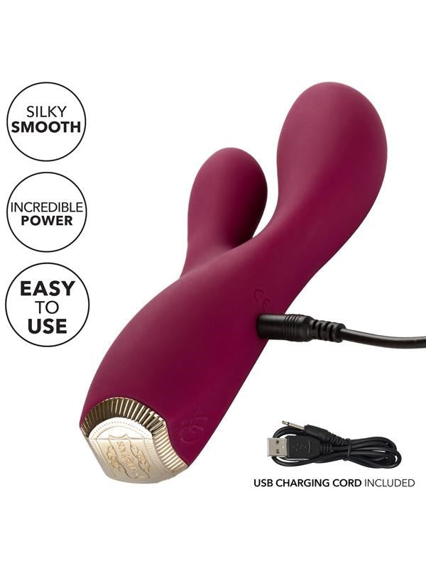 Uncorked Cabernet 10 Functions Rabbit Vibrator - - Rabbit Vibrators