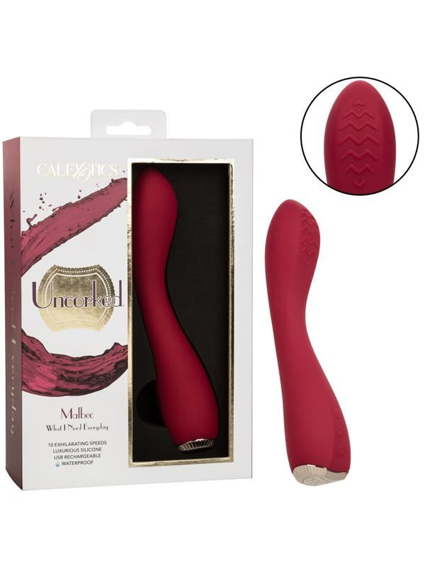 Uncorked Malbec Rechargeable G-Spot Vibrator - - G-Spot Vibrators