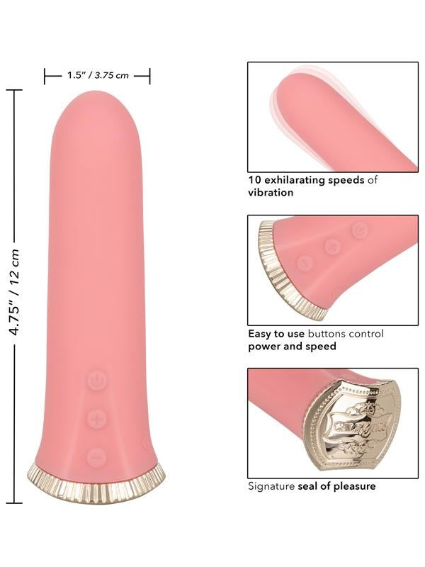 Uncorked Rose Rechargeable Bullet Vibrator - - Bullet Vibrators