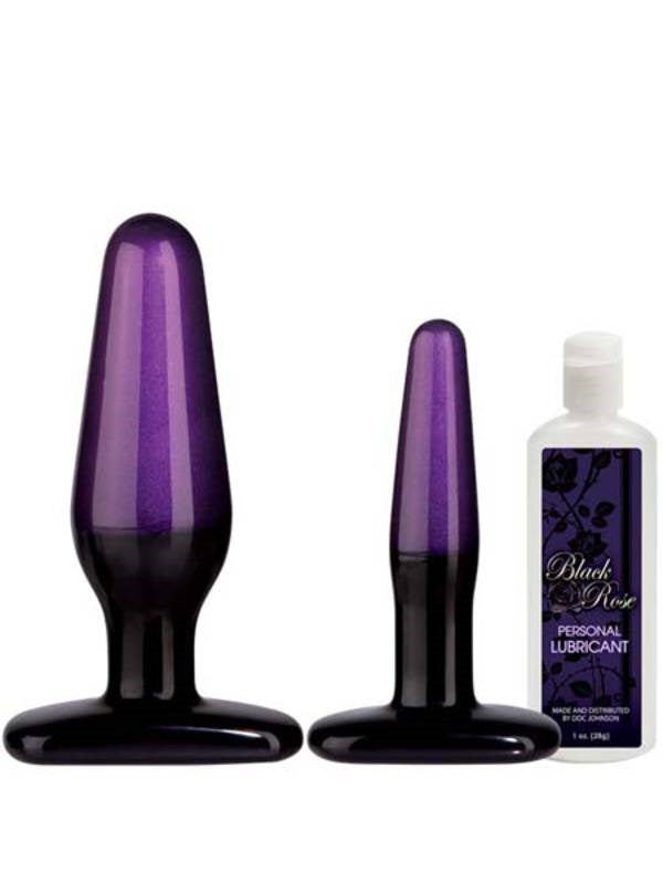 Black Rose Stems of Seduction Butt Plug - - Sex Kits