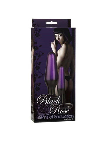 Black Rose Stems of Seduction Butt Plug by Doc Johnson - Sex Kits