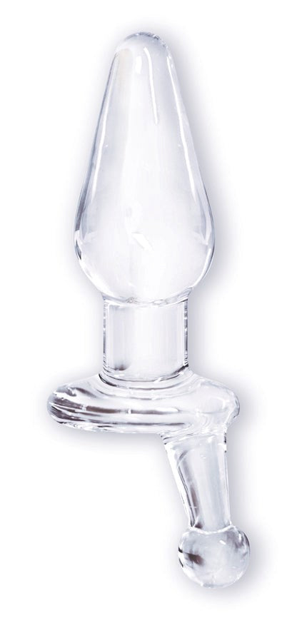 Buttman's Viewable Glass Butt Plug Bishop - - Glass Sex Toys