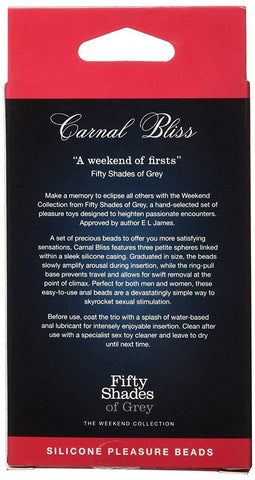 Carnal Bliss Pleasure Anal Sex Beads by Lovehoney - Anal Beads and Balls