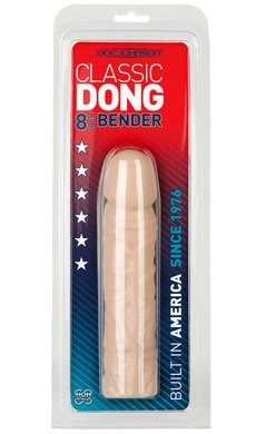 Realistic Classic Dong 8 Inch Bender by Doc Johnson - Realistic Dildos