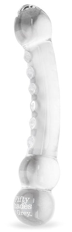Drive Me Crazy Glass Massage Wand for Adult Play - Glass Sex Toys