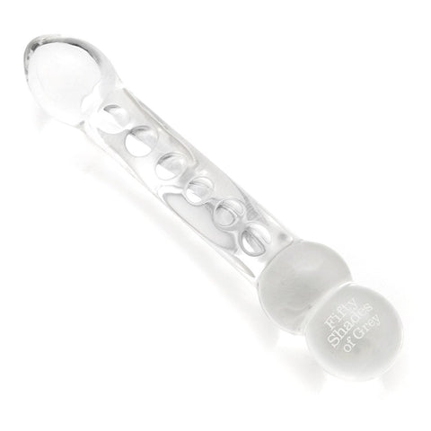 Drive Me Crazy Glass Massage Wand for Adult Play - Glass Sex Toys