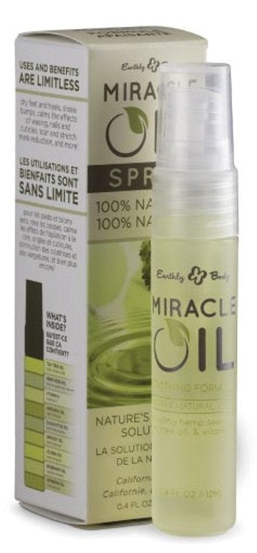 Earthly Body Miracle Oil Spray 12 ml - - Bath and Intimate Fragrances