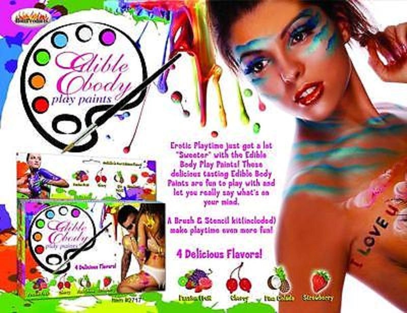 Edible Body Paints - - Massage Oils and Lubricants