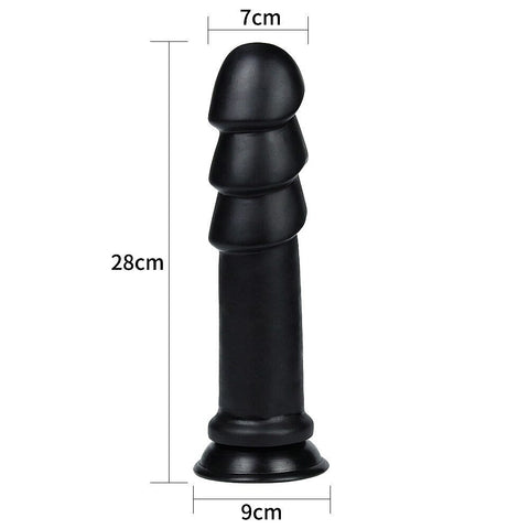 King Sized Anal Ripples 11.5'' Mega Anal Plug by Lovetoy - Butt Plugs