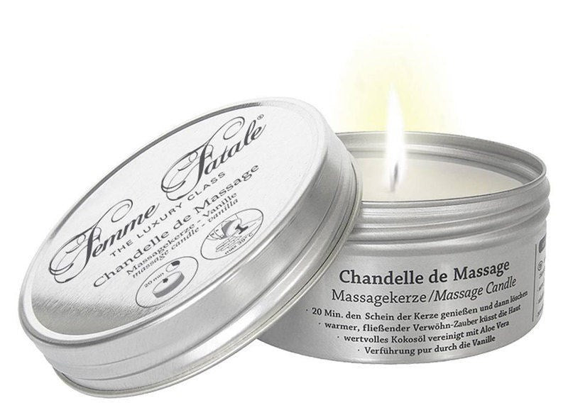 Femme Fatale Chandelle de Massage Vanilla Massage Candle - - Sex Pheromones and Perfumes