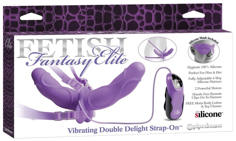 Fetish Fantasy Vibrating Double Delight - - Strap On Sextoys