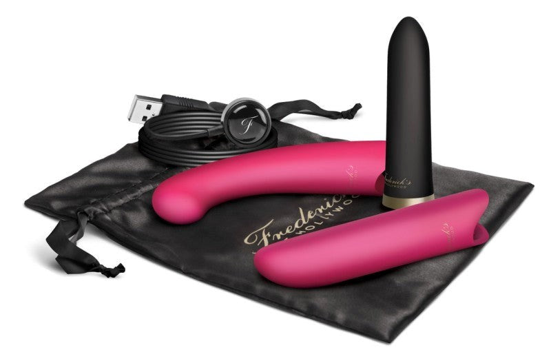 Fredericks Of Hollywood Rechargeable Bullet Vibrator Set - - Sex Kits