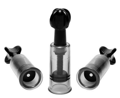 Fusion Triple Suckers by XR Brands - Breast and Nipple Toys