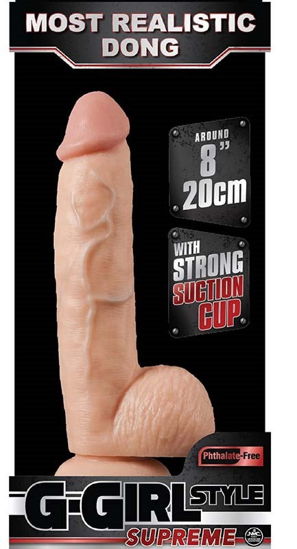 G-Girl 8 Dong Smooth Head - - Realistic Dildos