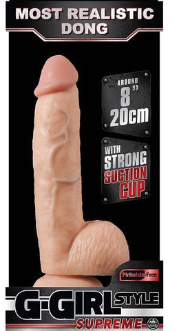 G-Girl 8" Dong Smooth Head by NANMA Corporation - Realistic Dildos