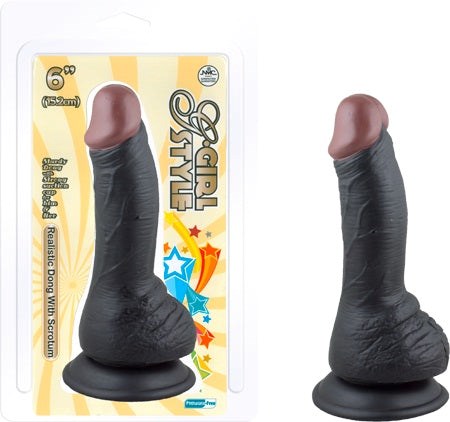G-Girl Style Realistic Dong With Suction Cup 6 Inch Dong 2 - Realistic Dildos