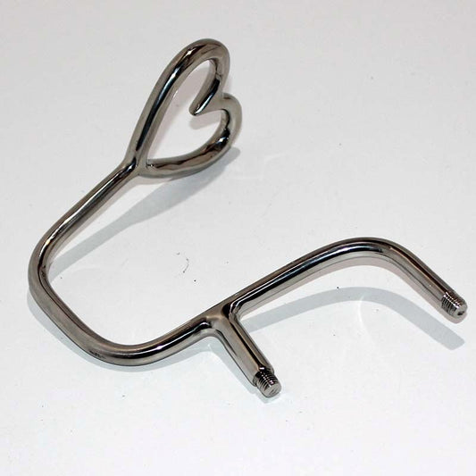 Heart Double T-Bar Attachment - - Breast and Nipple Toys