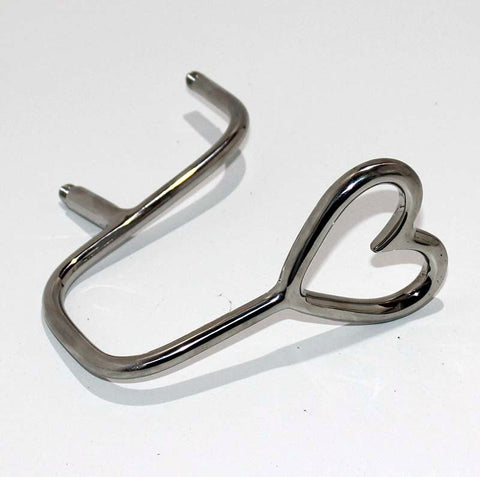 Heart Double T-Bar Attachment by Hell's Couture - Breast and Nipple Toys