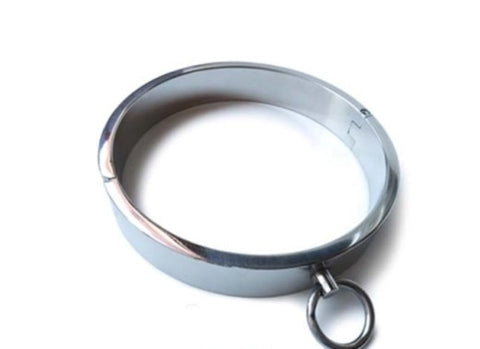 Heavy Stainless Steel Collar XL by Hell's Couture - Steel Sex Toys