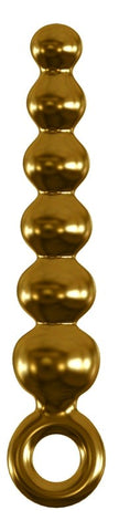 Icicles Gold Edition G06 Glass Anal Beads by Pipedream - Glass Sex Toys